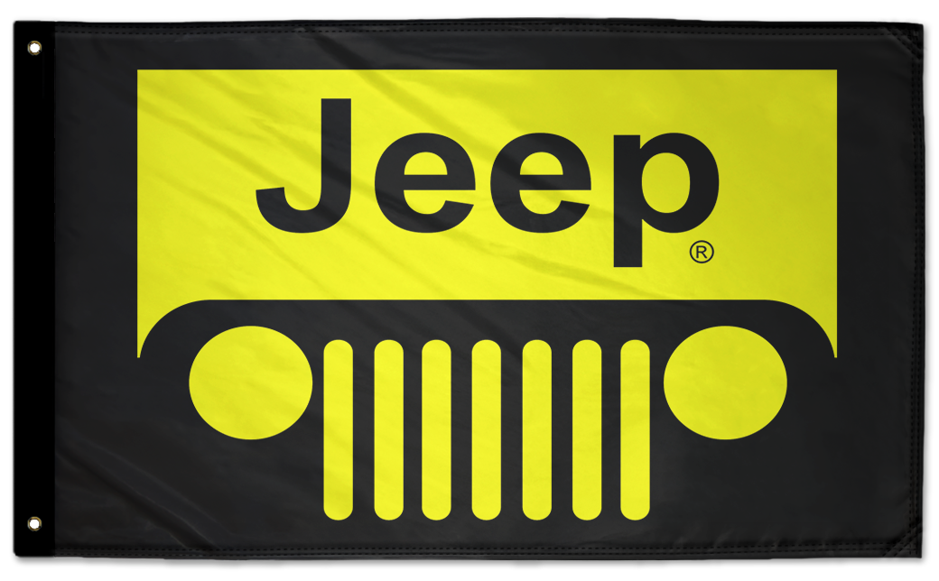 Jeep Grill 3'x5' Double-Sided Flag
