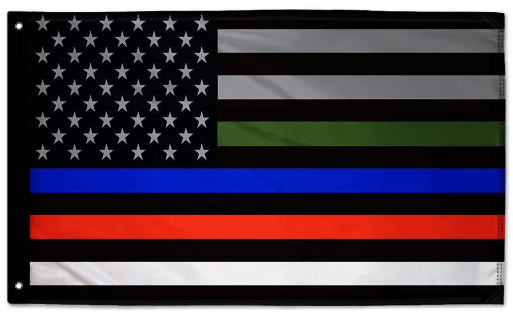 USA Subdued Honor The 4 3'x5' Double-Sided Flag