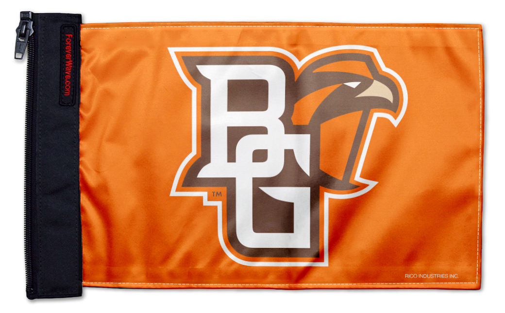 Bowling Green 11"x17" Forever Wave Flag for Jeep Wrangler TJ 1996-2006