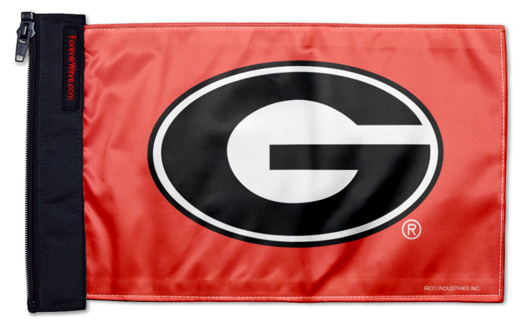 Georgia 11"x17" Forever Wave Flag for Jeep Wrangler YJ 1986-1995