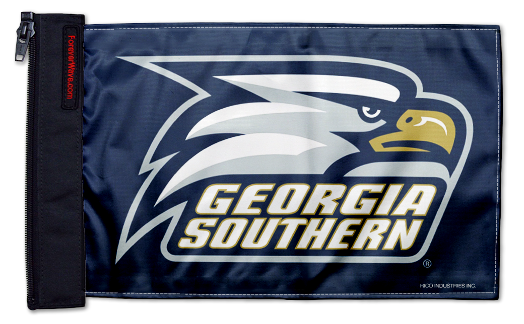 Georgia Southern 11"x17" Forever Wave Flag for Golf Carts