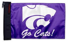 Kansas State 11"x17" Forever Wave Flag for Boats