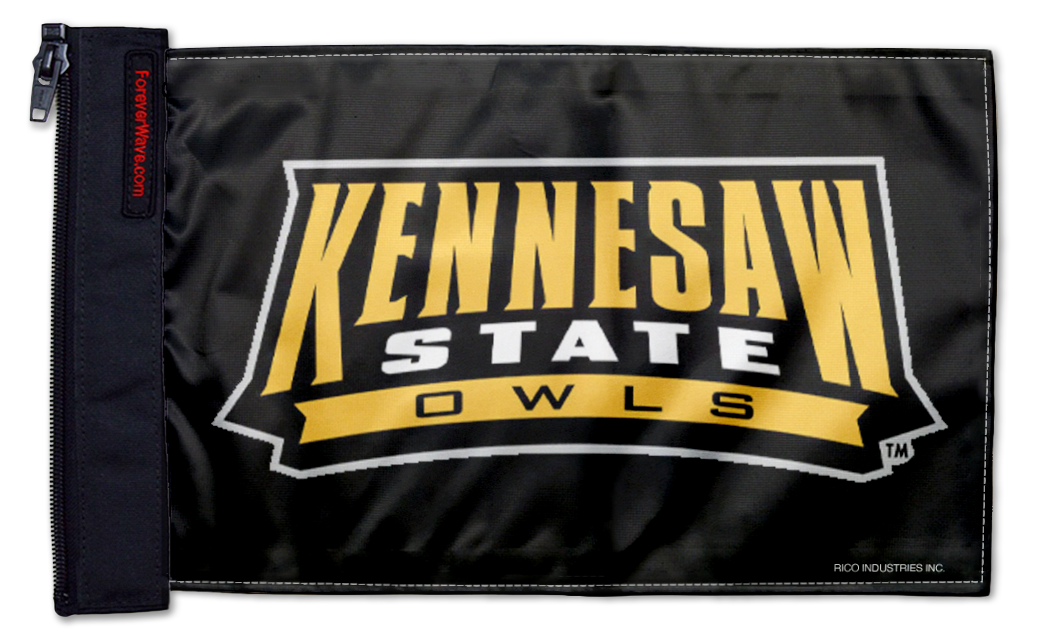 Kennesaw State 11"x17" Forever Wave Flag for Bronco