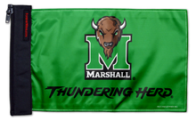 Marshall 11"x17" Forever Wave Flag for Golf Carts