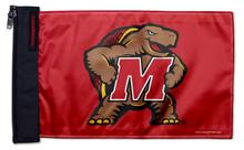 Maryland Terrapins 11"x17" Forever Wave Flag for Jeep Wrangler TJ 1996-2006