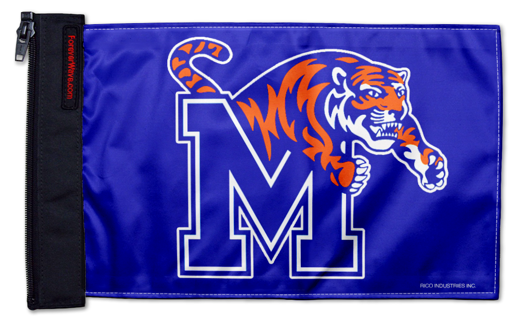 Memphis 11"x17" Forever Wave Flag for Jeep Wrangler CJ-7 and CJ-8 1976-1986
