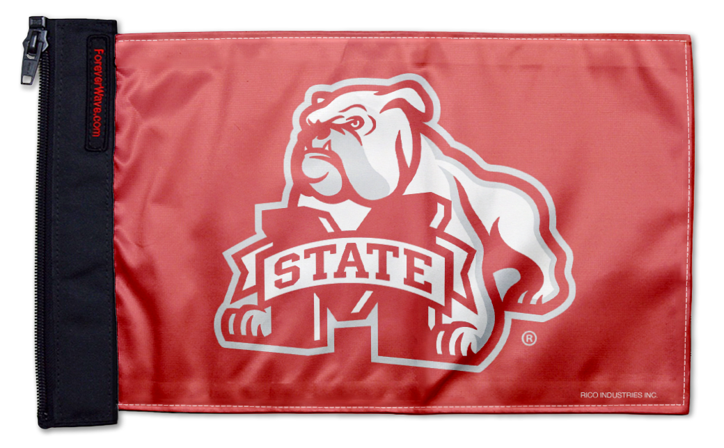 Mississippi State 11"x17" Forever Wave Flag for Boats