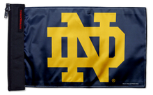 Notre Dame 11"x17" Forever Wave Flag for Golf Carts