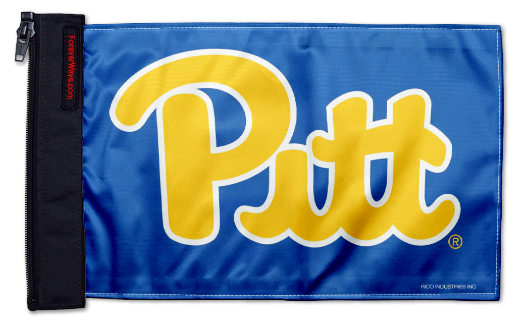 Pittsburgh PITT 11"x17" Forever Wave Flag for Jeep Gladiator JT
