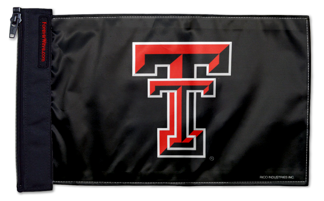 Texas Tech 11"x17" Forever Wave Flag for Jeep Wrangler TJ 1996-2006