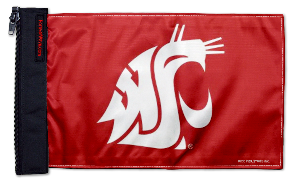 Washington State 11"x17" Forever Wave Flag for Jeep Wrangler JL 2-Door 2018-Present