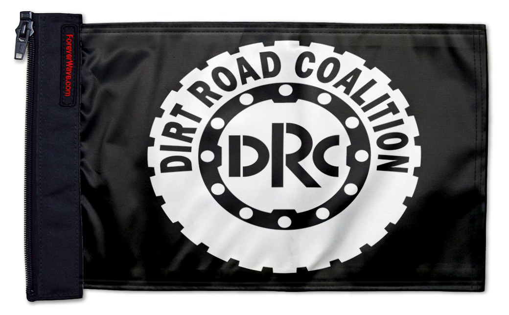 Dirt Road Coalition Flag 12"x18" Forever Wave Flag