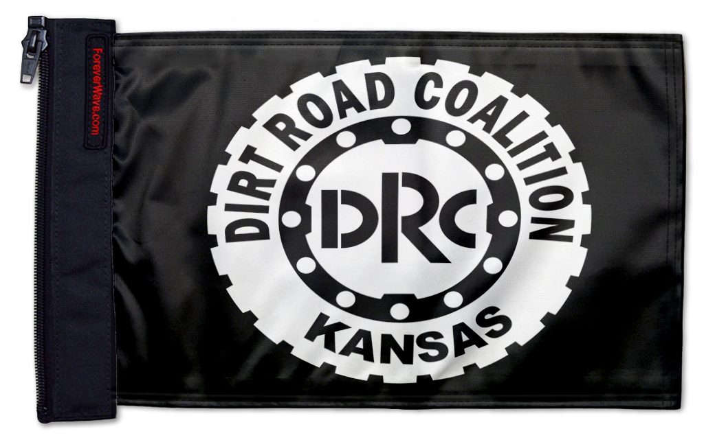 Dirt Road Coalition Flag 12"x18" Forever Wave Flag