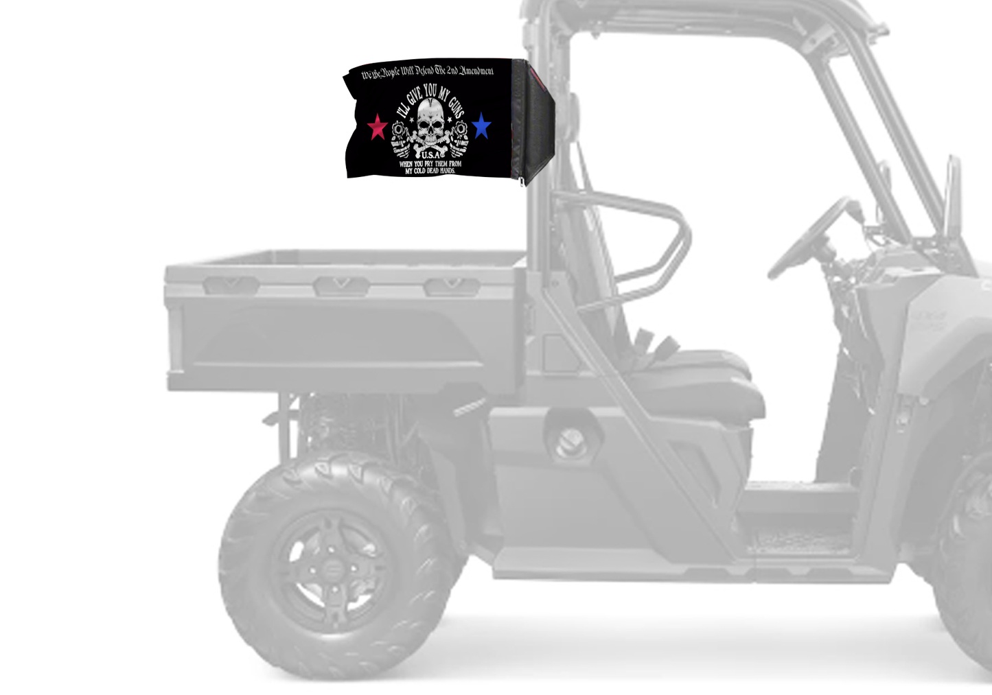 2A We The People 12"x18" Forever Wave Flag for UTVs