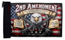 2nd Amendment USA 12"x18" Forever Wave zip-on flag