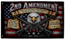 2nd Amendment USA 3'x5' double-sided flag made in the USA