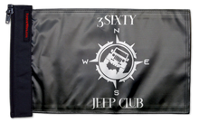 3Sixty Jeep Club 12"x18" Forever Wave Flag