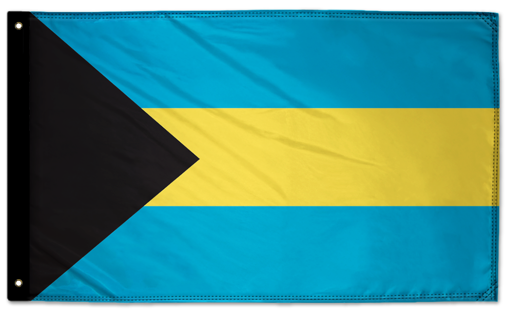 Bahamas 3'x5' Double-Sided Flag