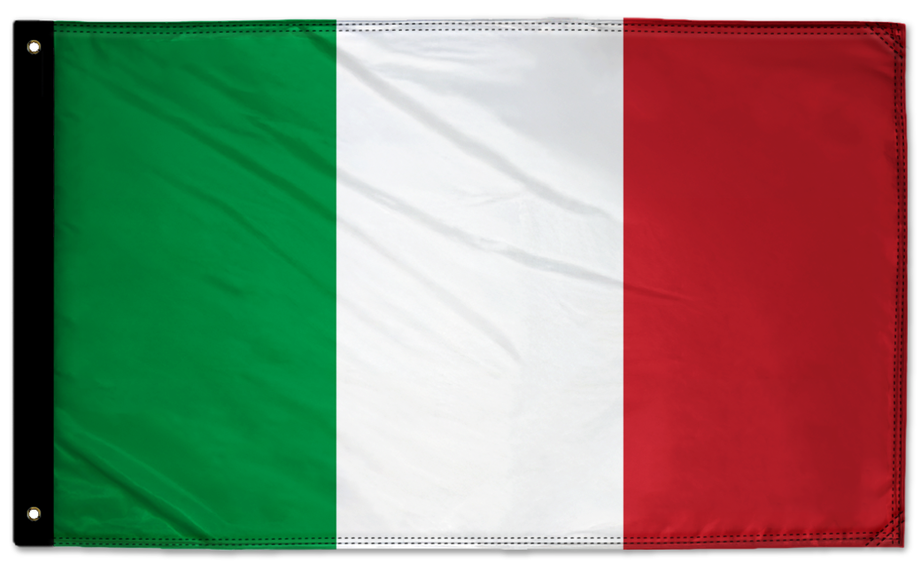Italy 3'x5' Double-Sided Flag