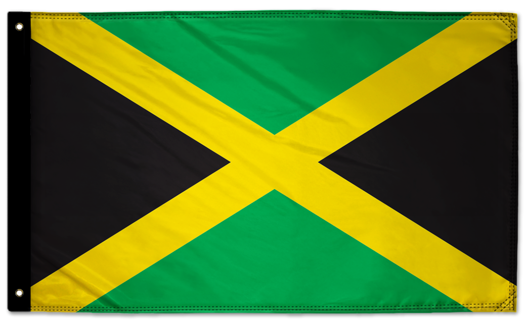 Jamaica 3'x5' Double-Sided Flag