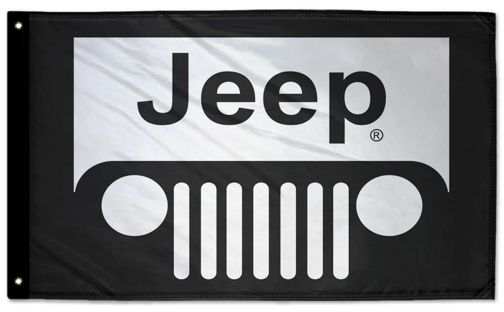 Jeep Grill 3'x5' Double-Sided Flag