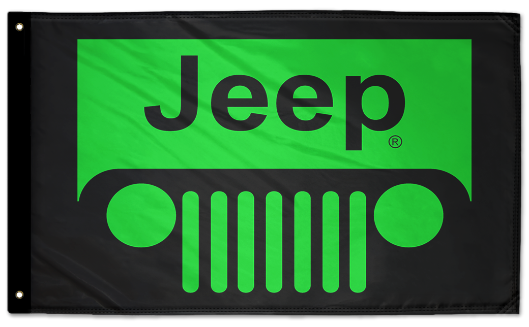 Jeep Grill 3'x5' Double-Sided Flag