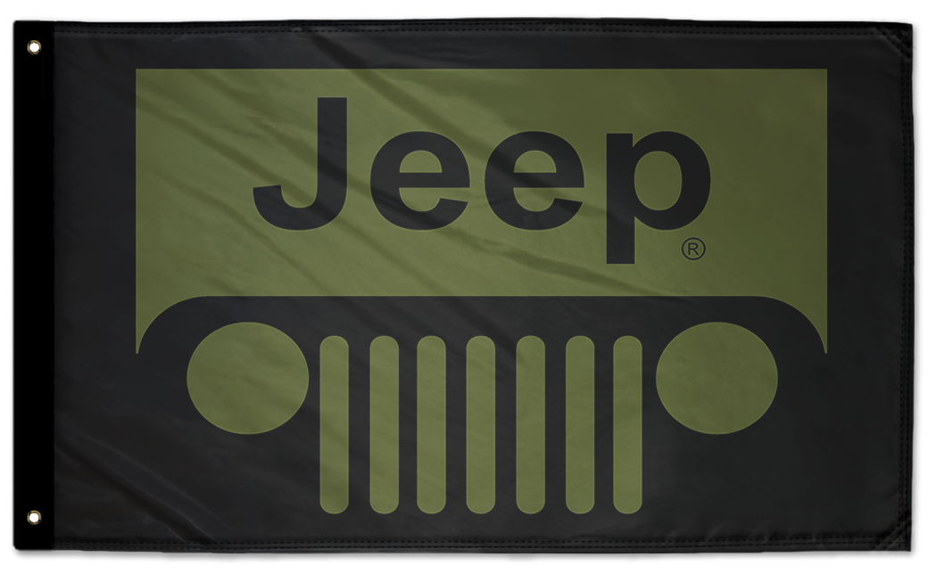 Jeep Grill 3'x5' Double-Sided Flag