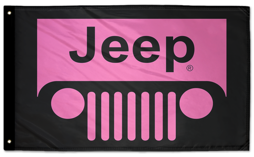 Jeep Grill 3'x5' Double-Sided Flag