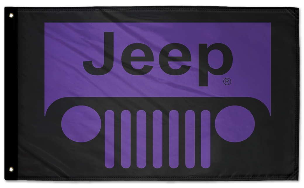Jeep Grill 3'x5' Double-Sided Flag