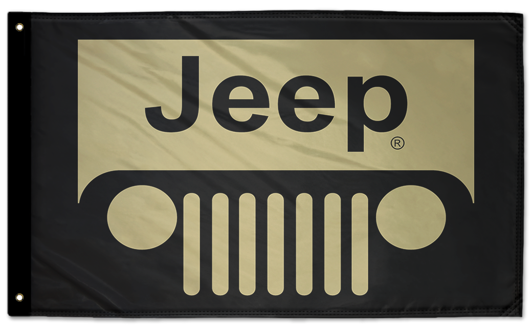 Jeep Grill 3'x5' Double-Sided Flag