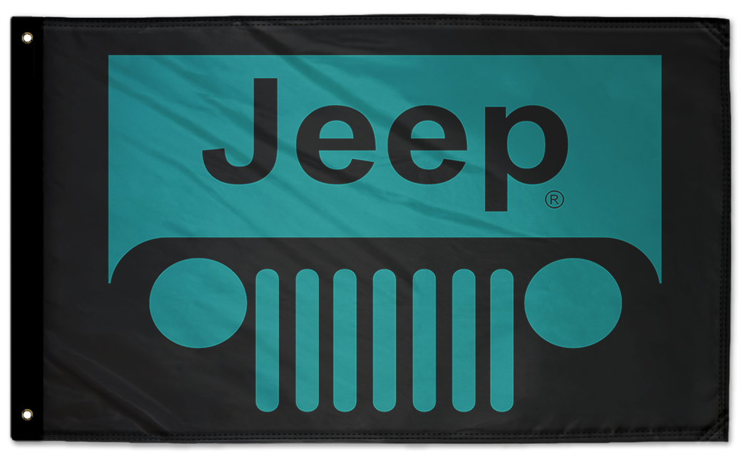 Jeep Grill 3'x5' Double-Sided Flag