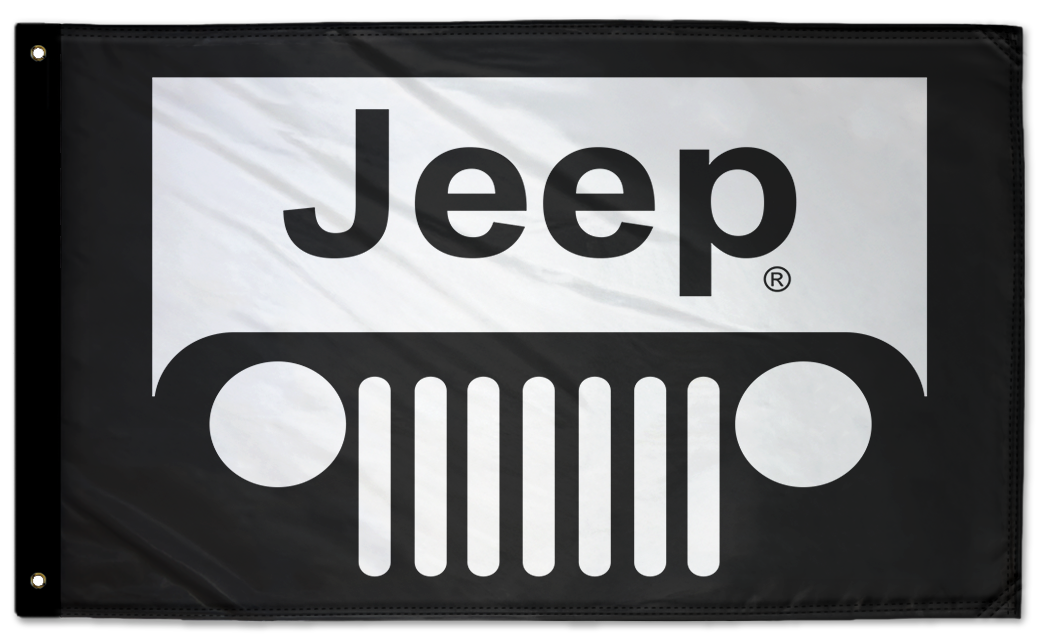 Jeep Grill 3'x5' Double-Sided Flag