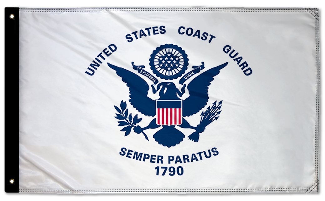 Coast Guard 3'x5' Double-Sided Flag
