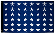 Naval Jack 3'x5' Double-Sided Flag