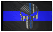 Thin Blue Line Punisher 3'x5' Double-Sided Flag