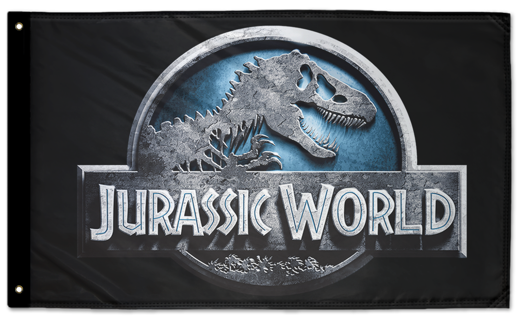 Jurassic World 3'x5' Double-Sided Flag
