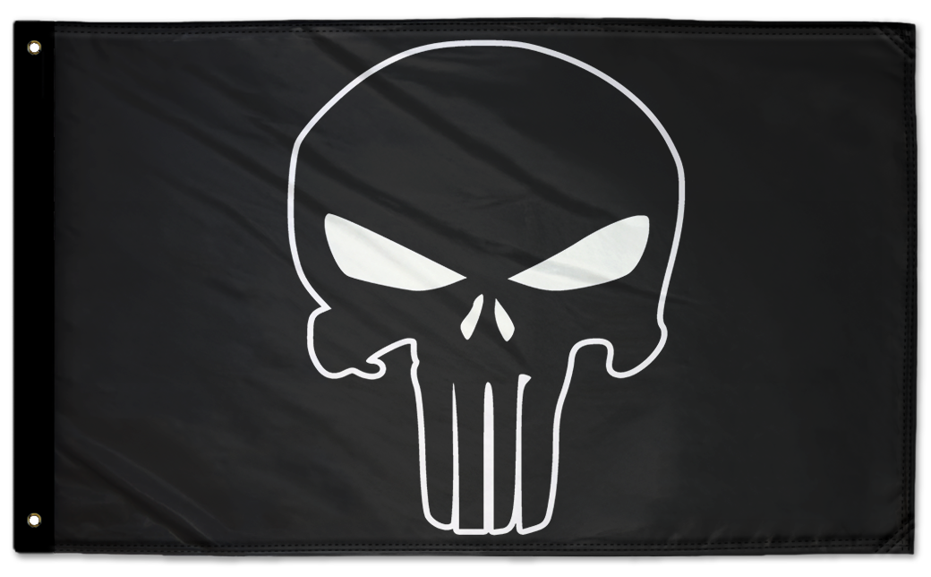 Punisher 3'x5' Double-Sided Flag