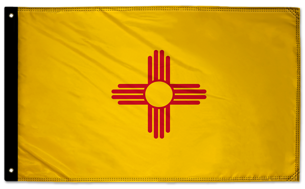 State Flag New Mexico 3'x5' Double-Sided Flag