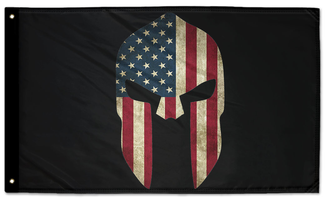 Spartan USA 3'x5' Double-Sided Flag