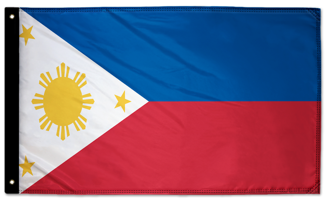 Philippines 3'x5' Double-Sided Flag