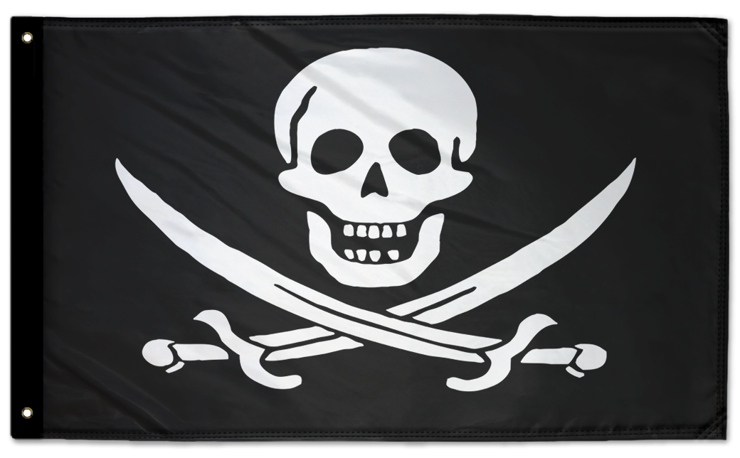 Jack Rackham 3'x5' Double-Sided Flag