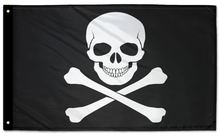 Jolly Roger 3'x5' Double-Sided Flag