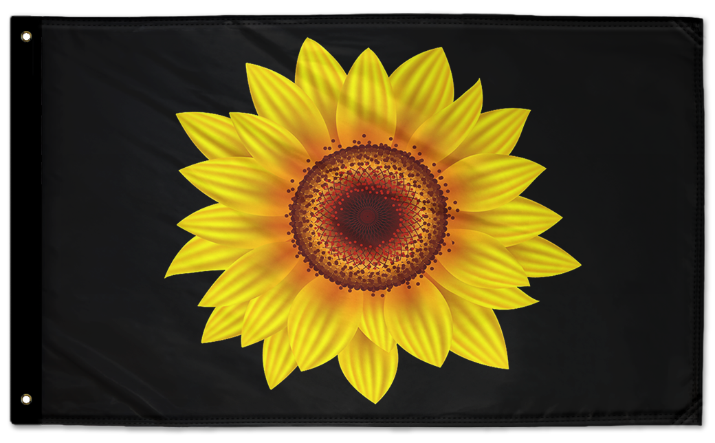 Sunflower 3'x5' Double-Sided Flag