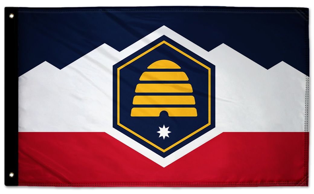 State Flag Utah 3'x5' Double-Sided Flag