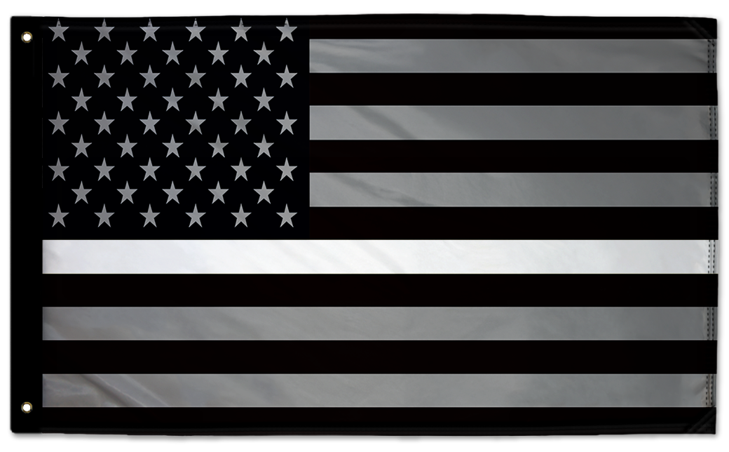 USA Subdued Thin White Line 3'x5' Double-Sided Flag