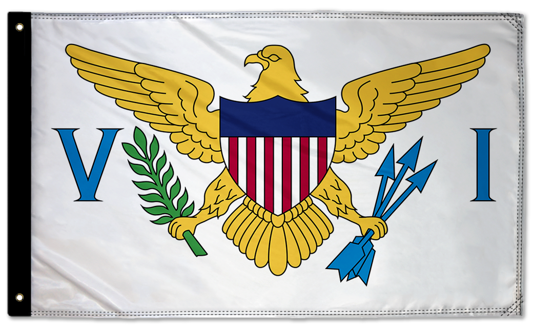 US Virgin Islands 3'x5' Double-Sided Flag