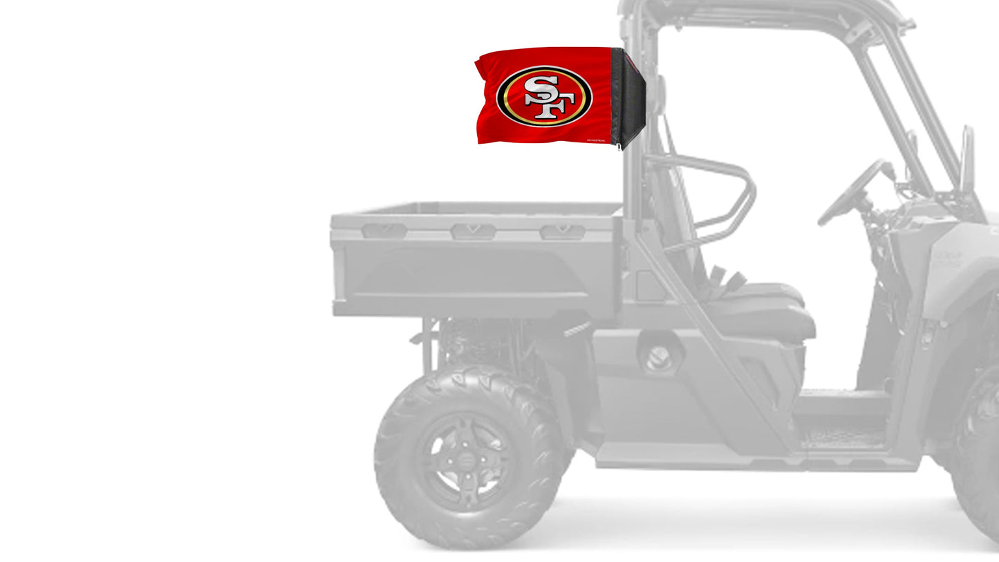 San Francisco 49ers 11"x17" Forever Wave Flag for UTVs
