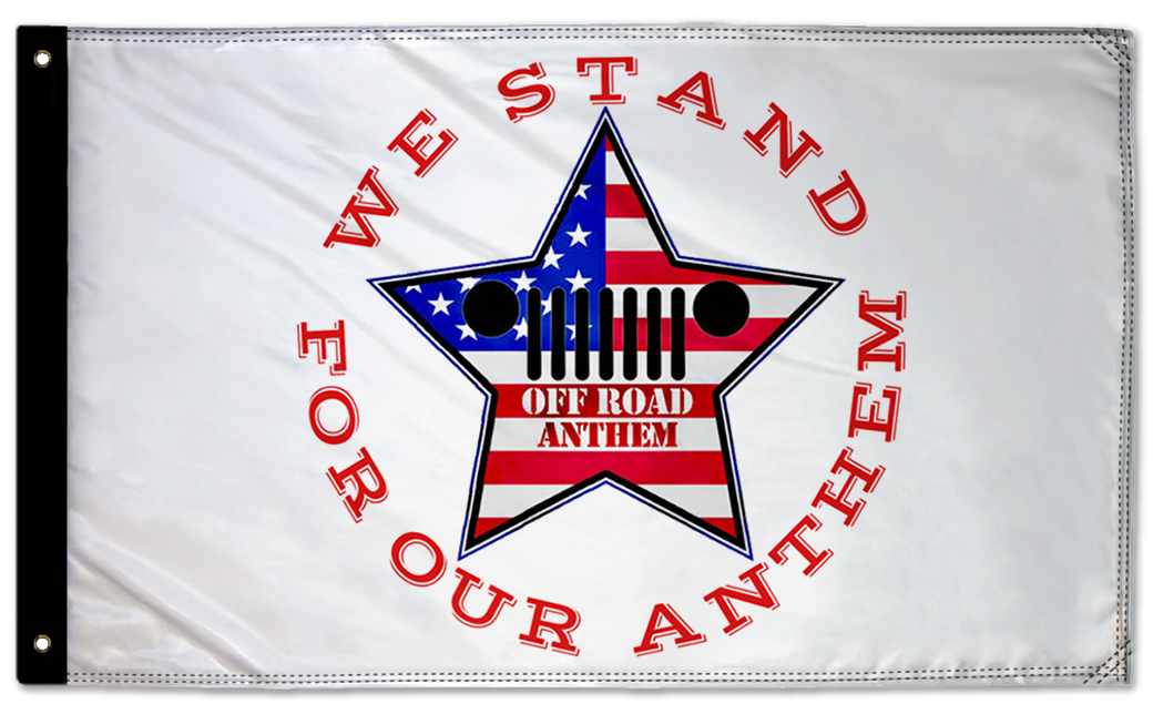 Off Road Anthem Flag 3'x5' Double-Sided Flag