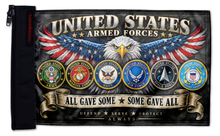 Armed Forces 12"x18" Forever Wave Flag for UTVs
