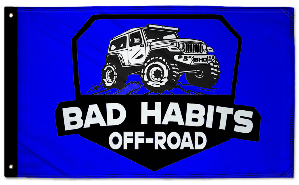 Bad Habits Off-Road Flag 3'x5' Double-Sided Flag